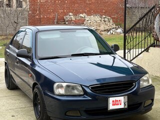 2007 Hyundai Accent ТагАЗ II, синий, 300000 рублей, вид 1