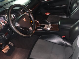 2008 Porsche Cayenne Turbo I Рестайлинг (957), чёрный, 1850000 рублей, вид 3