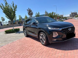 2019 Hyundai Santa Fe IV, чёрный, 3050000 рублей, вид 4