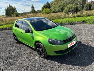 2011 Volkswagen Golf VI, зелёный, 730000 рублей, вид 2