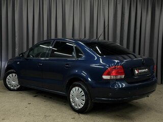2012 Volkswagen Polo V, синий, 619777 рублей, вид 4