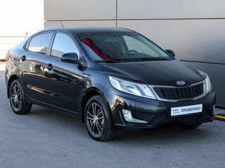 2012 Kia Rio III, чёрный, 579000 рублей, вид 3