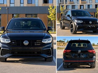 2021 Volkswagen Tiguan II Рестайлинг, чёрный, 4100000 рублей, вид 2