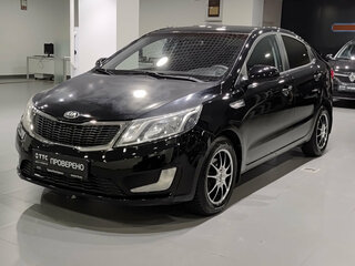 2013 Kia Rio 4-speed III, чёрный, 870000 рублей, вид 1