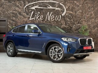 2021 BMW X4 20i II (G02) Рестайлинг, синий, 5998000 рублей, вид 2