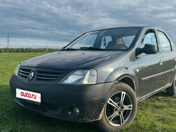 2006 Renault Logan I, серый, 350000 рублей