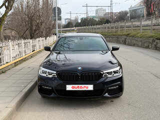 2017 BMW 5 серии 520d VII (G30/G31/G38), чёрный, 3500000 рублей, вид 2