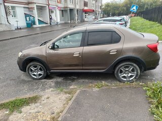 2019 Renault Logan Stepway II Рестайлинг, коричневый, 1200000 рублей, вид 2