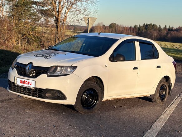 2016 Renault Logan II, белый, 365000 рублей