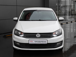 2016 Volkswagen Polo V Рестайлинг, белый, 998000 рублей, вид 2