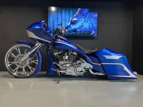 2007 Harley-Davidson Road Glide, синий, 1750000 рублей, вид 4