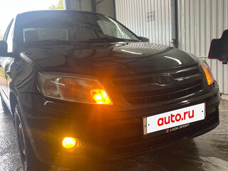 2013 Lada (ВАЗ) Granta I, чёрный, 240000 рублей, вид 1