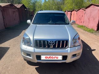2007 Toyota Land Cruiser Prado 5-speed 120 Series, серебристый, 2400000 рублей, вид 1