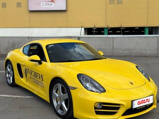 2014 Porsche Cayman II (981), жёлтый, 5100000 рублей, вид 5