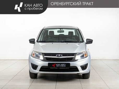 2017 Lada (ВАЗ) Granta I, серебристый, 468000 рублей, вид 2