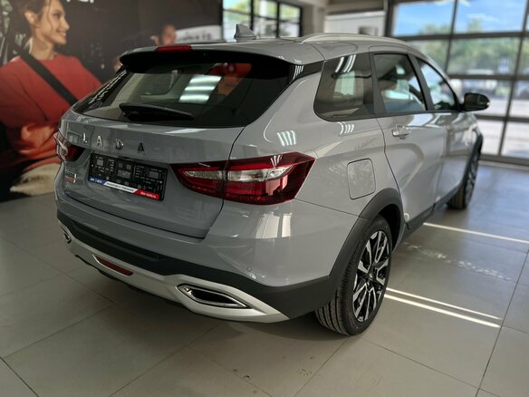 2026 Lada (ВАЗ) Vesta SW Cross I Рестайлинг (NG), серый - вид 2