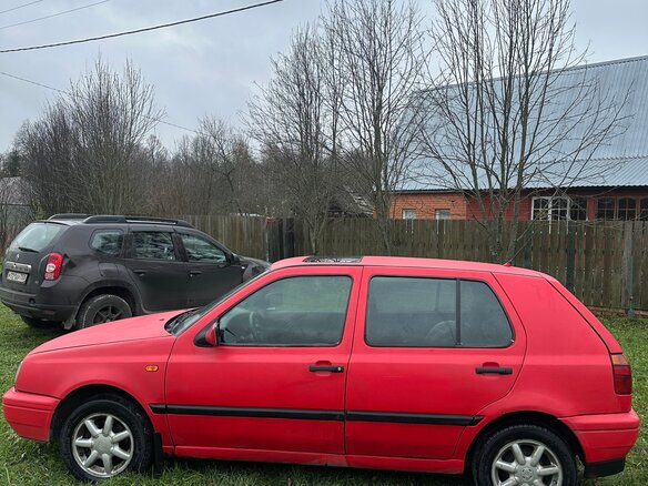 1996 Volkswagen Golf III, красный - вид 7