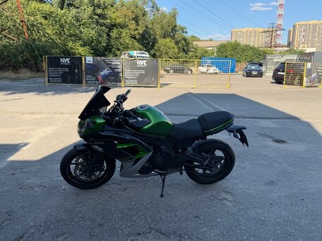 2014 Kawasaki ER-4F (Ninja 400R), зелёный, 400000 рублей, вид 4