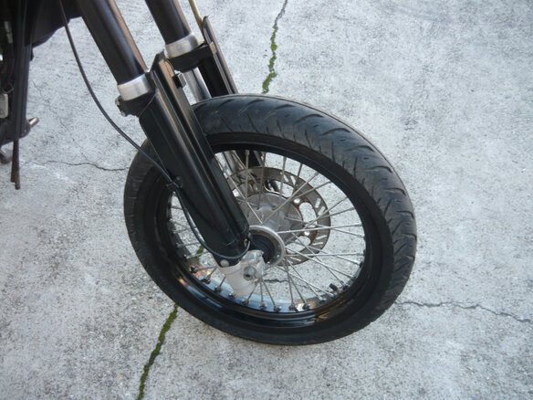 2003 Kawasaki D-tracker 250, чёрный, 250000 рублей - вид 7