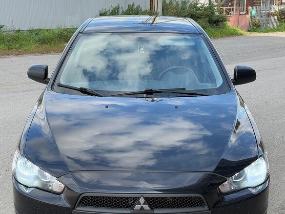 2008 Mitsubishi Lancer X, чёрный, 730000 рублей - вид 2