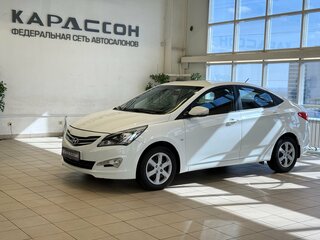 2015 Hyundai Solaris I Рестайлинг, белый, 799000 рублей, вид 1