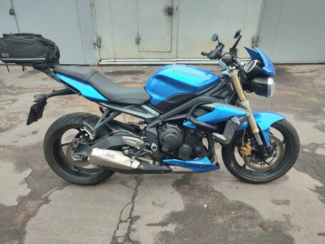 2013 Triumph Street Triple, синий, 680000 рублей, вид 1