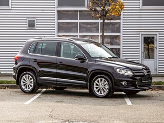 2014 Volkswagen Tiguan I Рестайлинг, чёрный, 1095000 рублей, вид 3