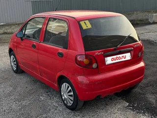 2003 Daewoo Matiz I Рестайлинг, красный, 120000 рублей, вид 4