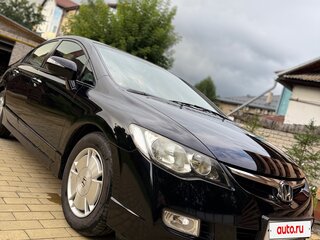 2008 Honda Civic Hybrid VIII Рестайлинг, чёрный, 610000 рублей, вид 2