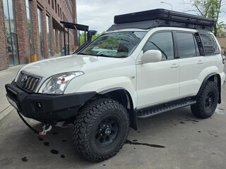 2006 Toyota Land Cruiser Prado 5-speed 120 Series, белый, 4400000 рублей, вид 2