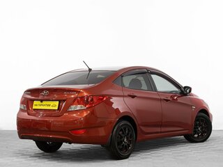 2011 Hyundai Solaris I, красный, 849000 рублей, вид 4