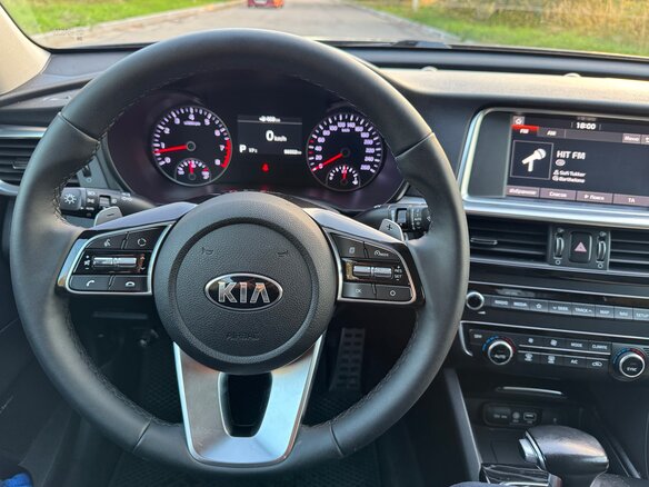 2019 Kia Optima IV Рестайлинг, синий, 1855000 рублей - вид 15