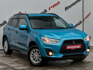 2014 Mitsubishi ASX I Рестайлинг, голубой, 1520000 рублей, вид 3