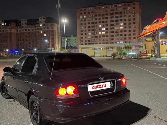 2010 Hyundai Sonata ТагАЗ IV (EF) Рестайлинг, чёрный, 410000 рублей - вид 1