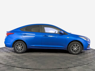 2019 Hyundai Solaris II, синий, 1455000 рублей, вид 4