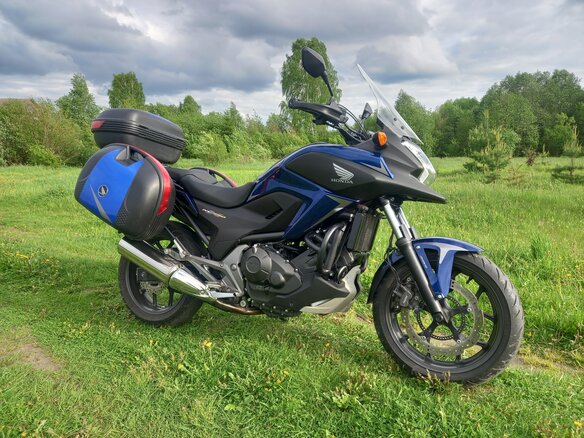 2014 Honda NC 750X, синий, 630000 рублей