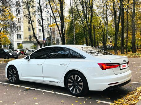 2021 Audi A6 45 TFSI V (C8), белый, 4520000 рублей, вид 4