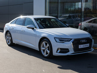 2021 Audi A6 45 TFSI V (C8), белый, 3898000 рублей, вид 3