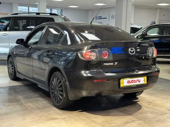 2008 Mazda 3 I (BK) Рестайлинг, чёрный - вид 5