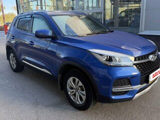 2021 Chery Tiggo 4 I Рестайлинг, синий, 1430000 рублей, вид 3