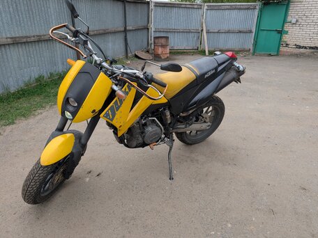 2004 KTM 640 Duke, чёрный, 250000 рублей, вид 4