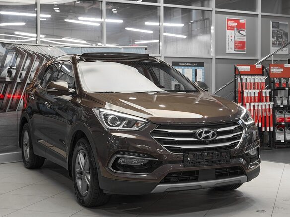 2018 Hyundai Santa Fe III Рестайлинг, коричневый, 2399000 рублей - вид 2
