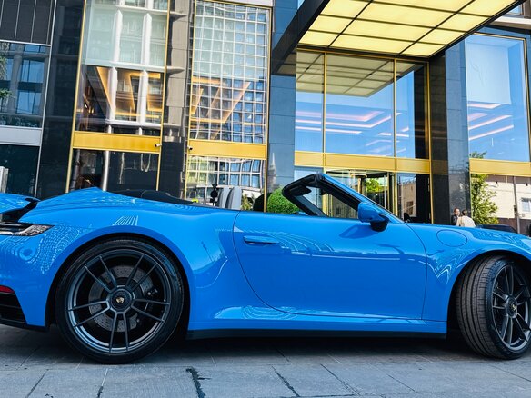2022 Porsche 911 Carrera 4 GTS VIII (992), синий - вид 9