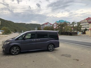 2015 Honda Stepwgn Spada V, фиолетовый, 1700000 рублей, вид 1