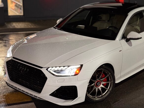 2021 Audi A4 45 TFSI V (B9) Рестайлинг, белый, 3475000 рублей - вид 21