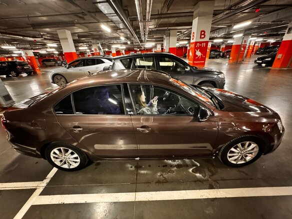 2014 Volkswagen Jetta VI, коричневый, 1150000 рублей - вид 3