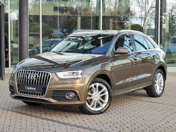 2014 Audi Q3 I (8U), коричневый, 1690000 рублей