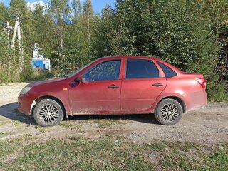 2012 Lada (ВАЗ) Granta I, серебристый, 165000 рублей, вид 2