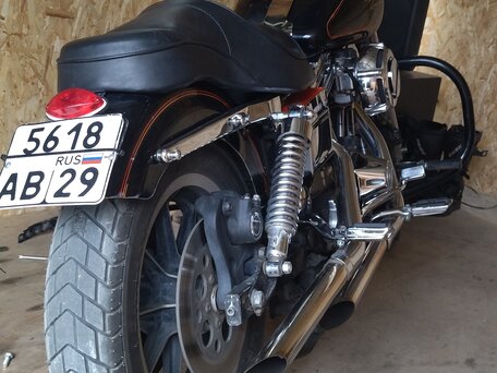1995 Harley-Davidson Dyna Low Rider, чёрный, 650000 рублей, вид 4