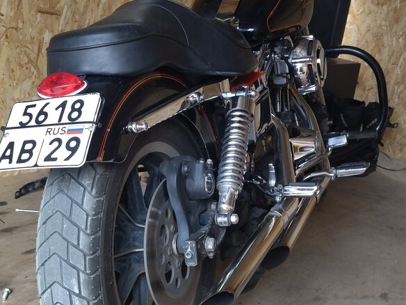 1995 Harley-Davidson Dyna Low Rider, чёрный, 650000 рублей - вид 3